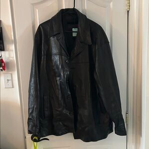 Men's Black Leather Jacket